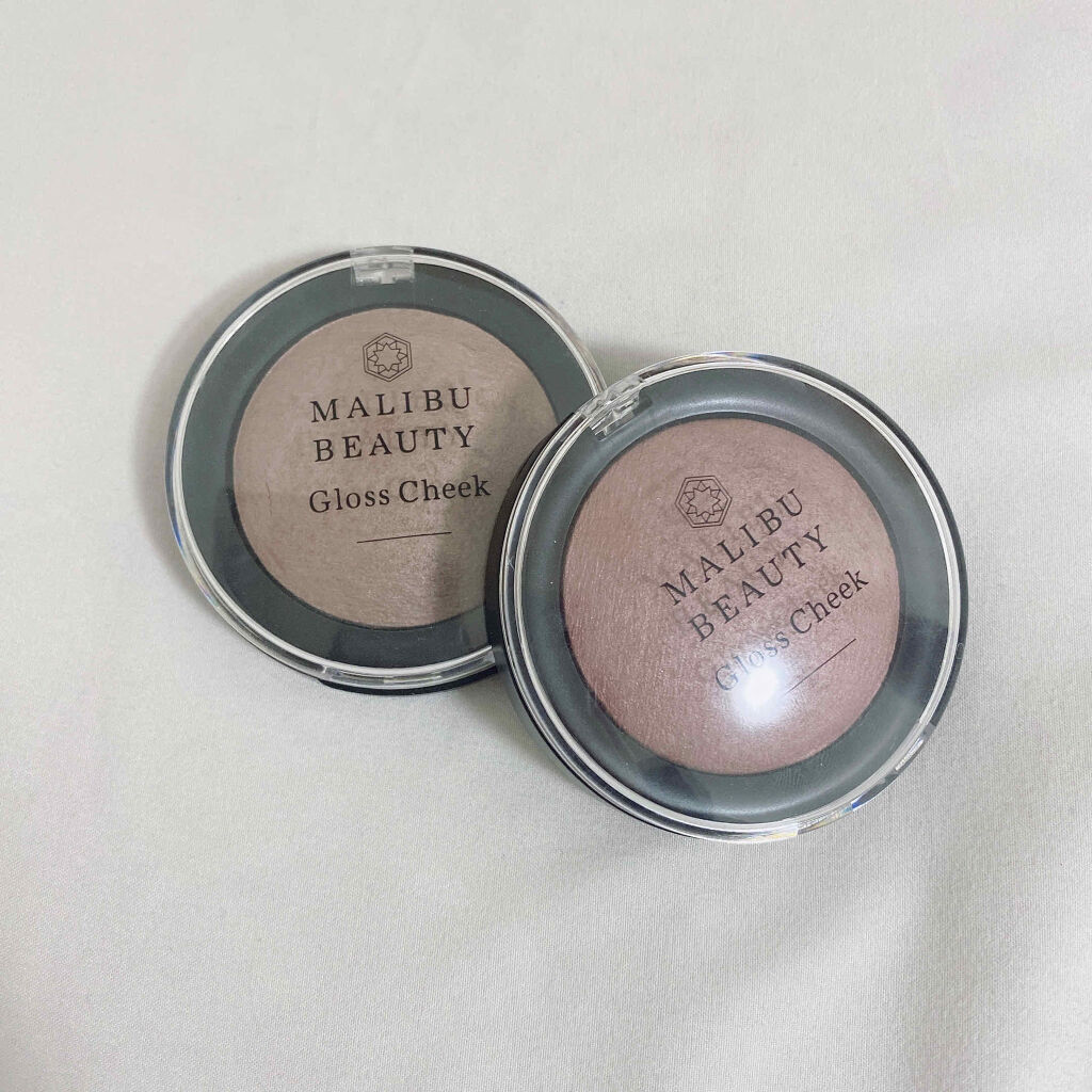グロスチーク/マリブビューティー/パウダーチークを使ったクチコミ（1枚目）