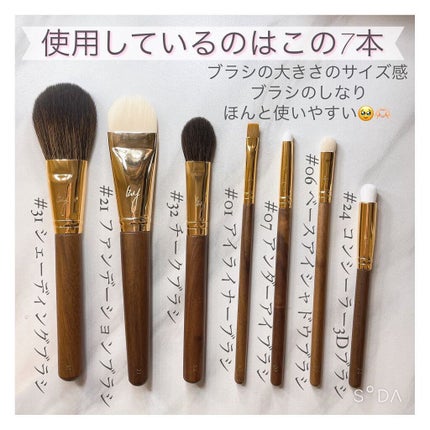 BY MAENG #01 アイライナーブラシ/SOOA DOR/メイクブラシを使ったクチコミ(2枚目)