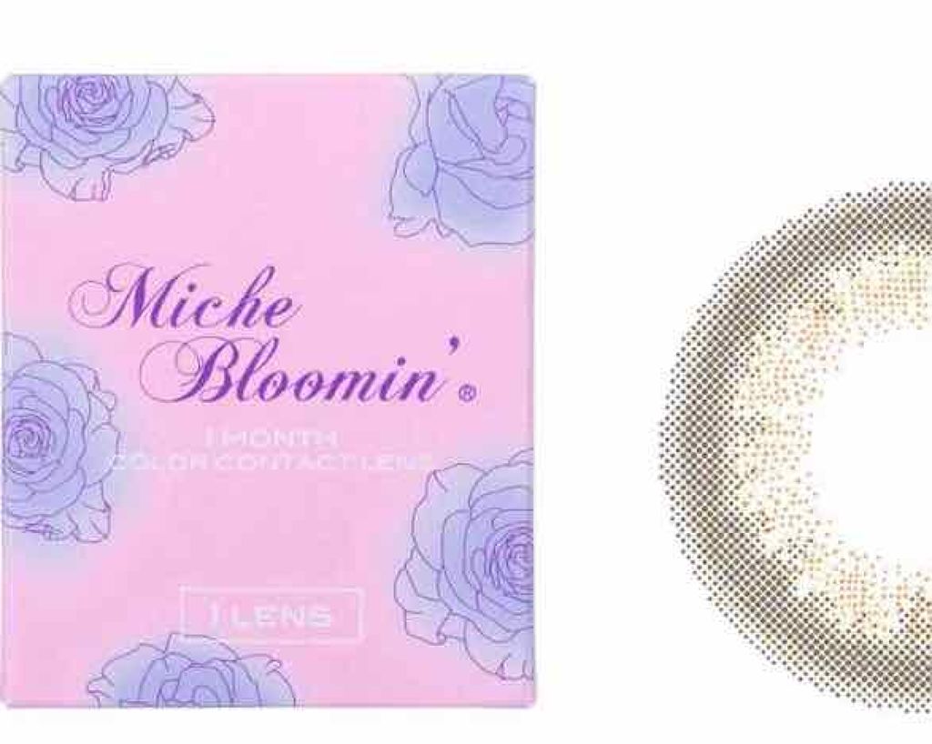 ミッシュ ブルーミン マンスリー (クォーターヴェール シリーズ/イノセント シリーズ)/ミッシュブルーミン/1ヶ月(1MONTH)カラコンを使ったクチコミ(1枚目)