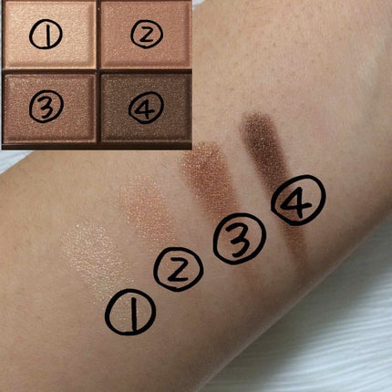 スキニーリッチシャドウ/excel/アイシャドウパレットを使ったクチコミ(3枚目)