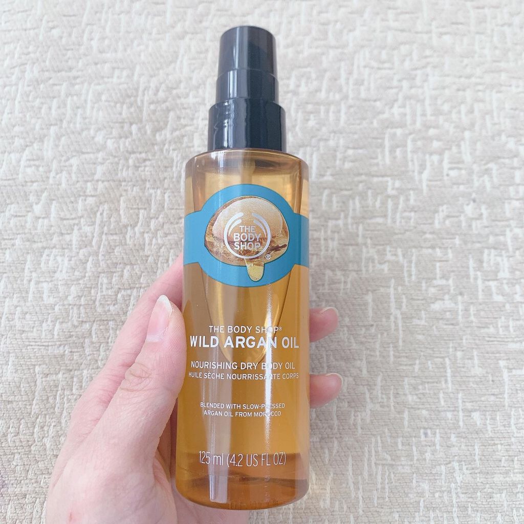 ドライボディオイル ワイルドアルガン/THE BODY SHOP/ボディオイルを使ったクチコミ(1枚目)