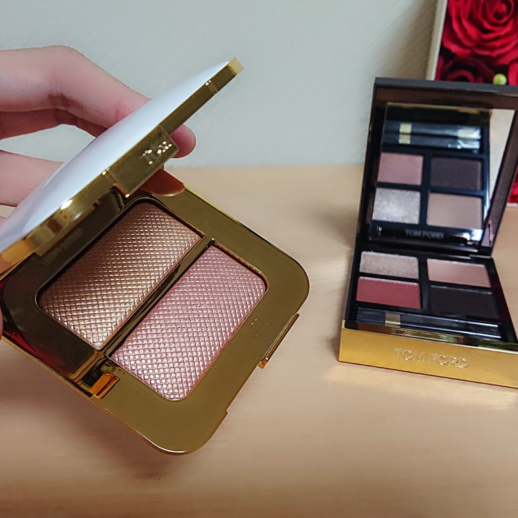 シアーハイライティングデュオ/TOM FORD BEAUTY/パウダーハイライトを使ったクチコミ（3枚目）