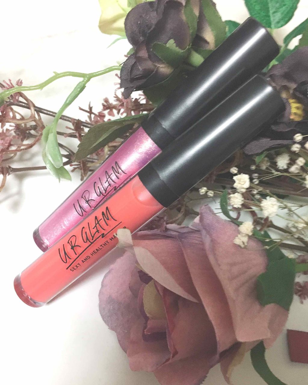 UR GLAM　SHEER LIP GLOSS シャイニーピンク/U R GLAM/リップグロスを使ったクチコミ（1枚目）