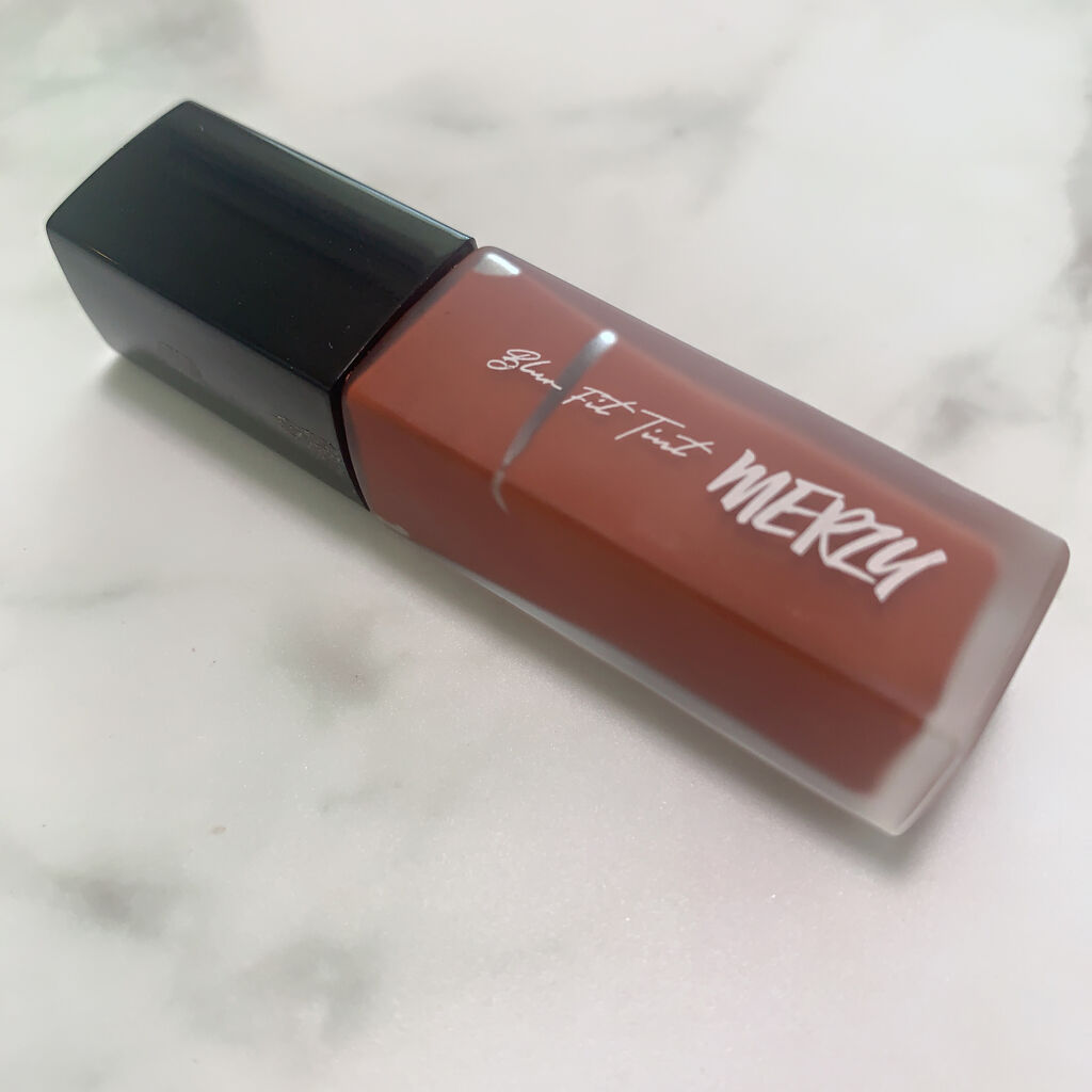 ブラー フィット ティント/MERZY/リップティントを使ったクチコミ（3枚目）