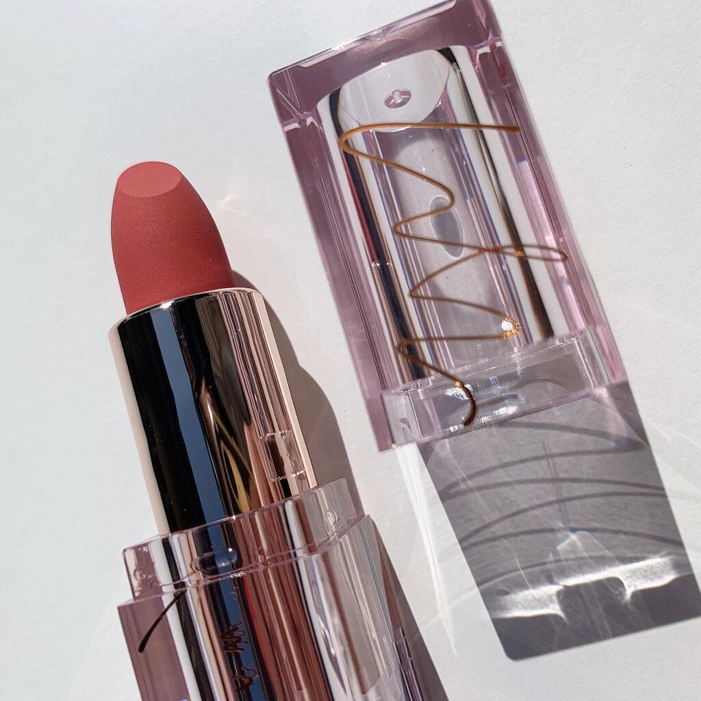 ヌーディーベルベットリップ/wakemake/口紅を使ったクチコミ(2枚目)