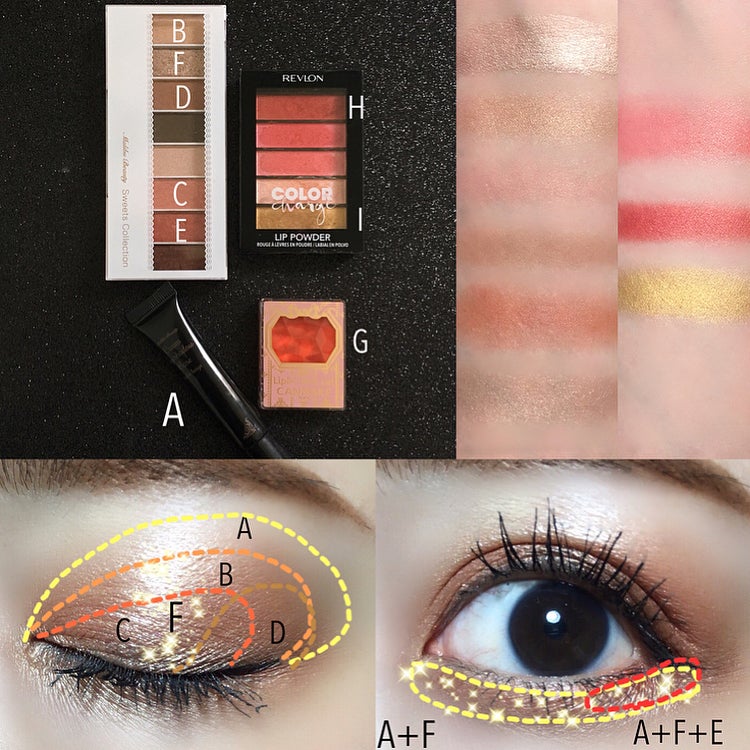 mari_loves_beauty on LIPS 「#今日のメイク.ナチュラルオレンジメイク..【eyemakeu..」(3枚目)