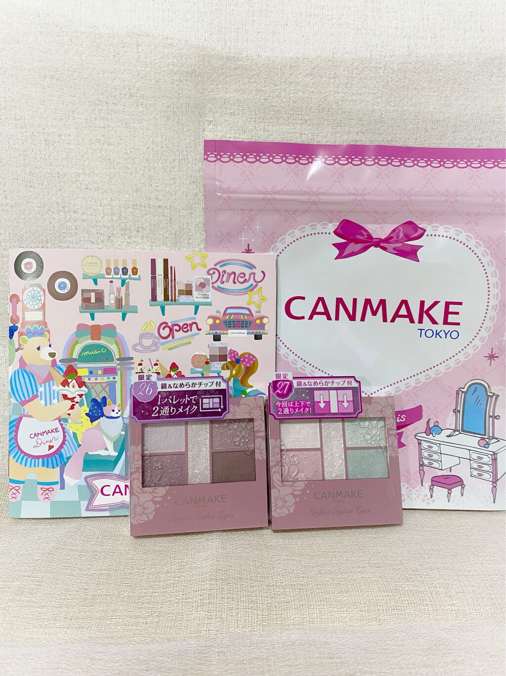 パーフェクトスタイリストアイズ/キャンメイク/アイシャドウパレットを使ったクチコミ(2枚目)