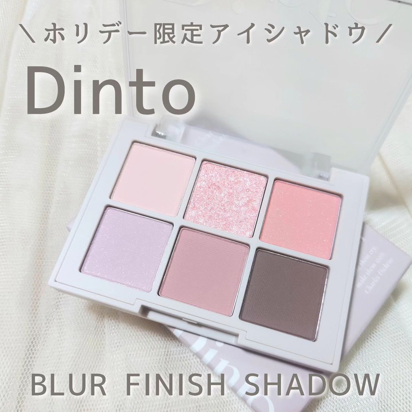 ピンククリスマスキャロルエディション/シャドウパレット+チークセット/Dinto/メイクアップキットを使ったクチコミ(1枚目)