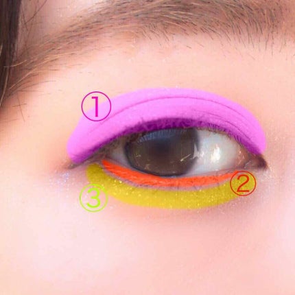 シークレットカラーアイズ/キャンメイク/アイシャドウパレットを使ったクチコミ(3枚目)