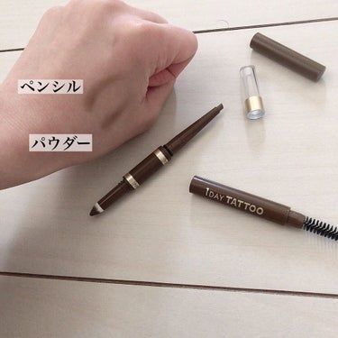 K-パレット ラスティングスリーウェイアイブロウ ペンシル(旧)のクチコミ「✒️eye brow✒️
.
✔︎Ｋ-パレット ラスティングスリーウェイアイブロウ ペンシルW.....」（2枚目）