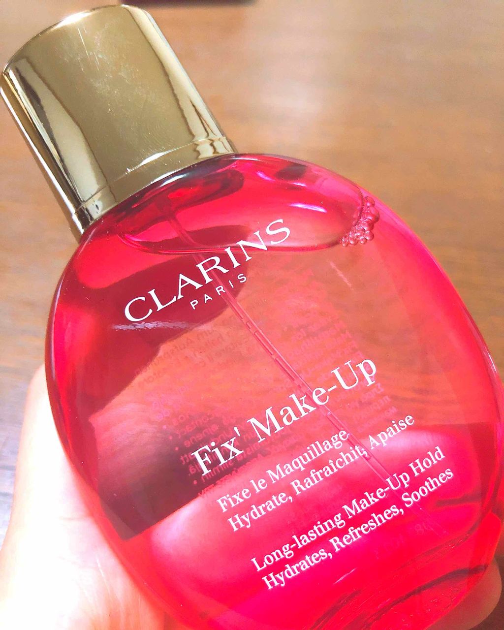 フィックス メイクアップ/CLARINS/ミスト状化粧水を使ったクチコミ(1枚目)