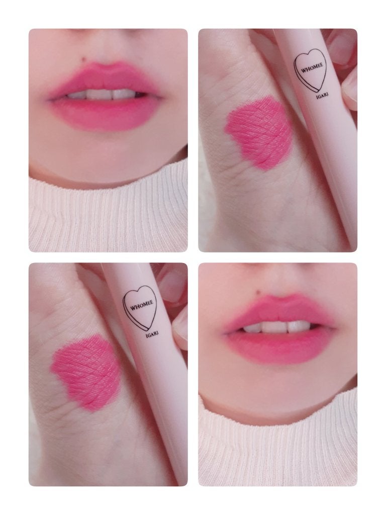 マットリップクレヨン/WHOMEE/口紅を使ったクチコミ(4枚目)