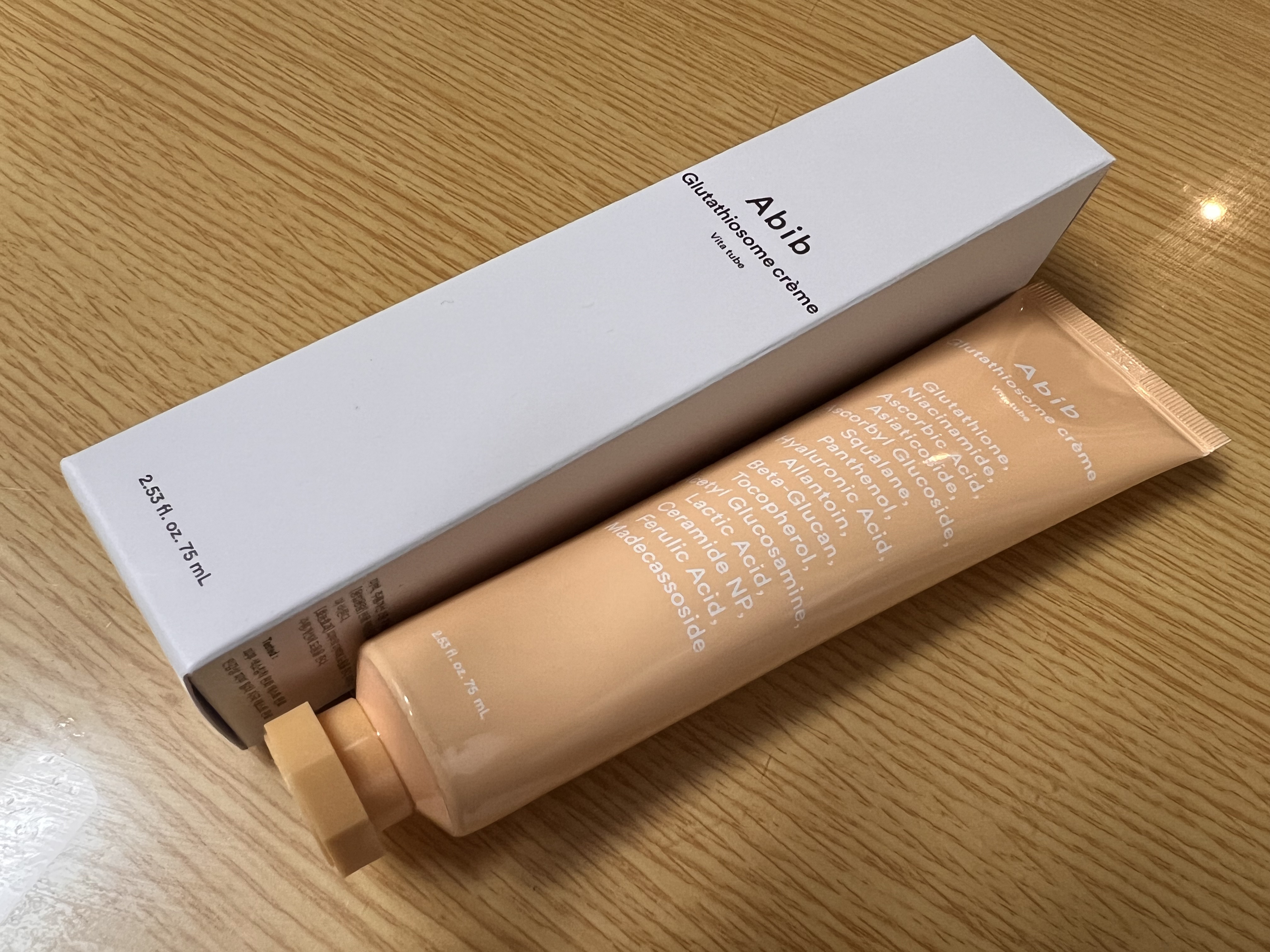 アビブ　グルタチオンソームクリームビタチューブ/Abib /フェイスクリームを使ったクチコミ（1枚目）