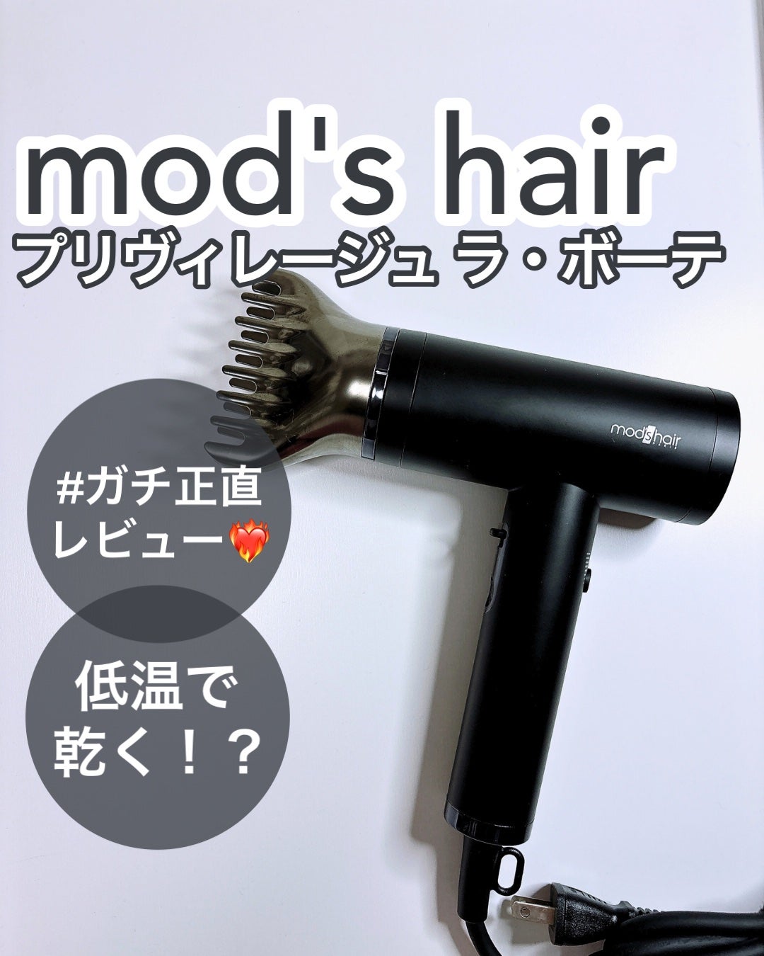 プリヴィレージュ  ラ・ボーテ （MHD-1210）/mod's hair/ドライヤーを使ったクチコミ（1枚目）