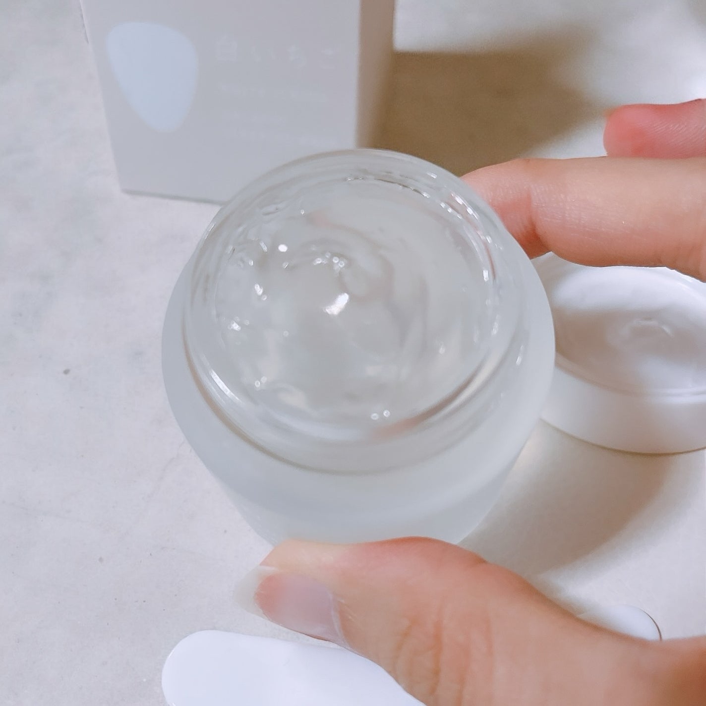 オーガニック スリーピング マスク/WHITE ICHIGO/フェイスクリームを使ったクチコミ(2枚目)