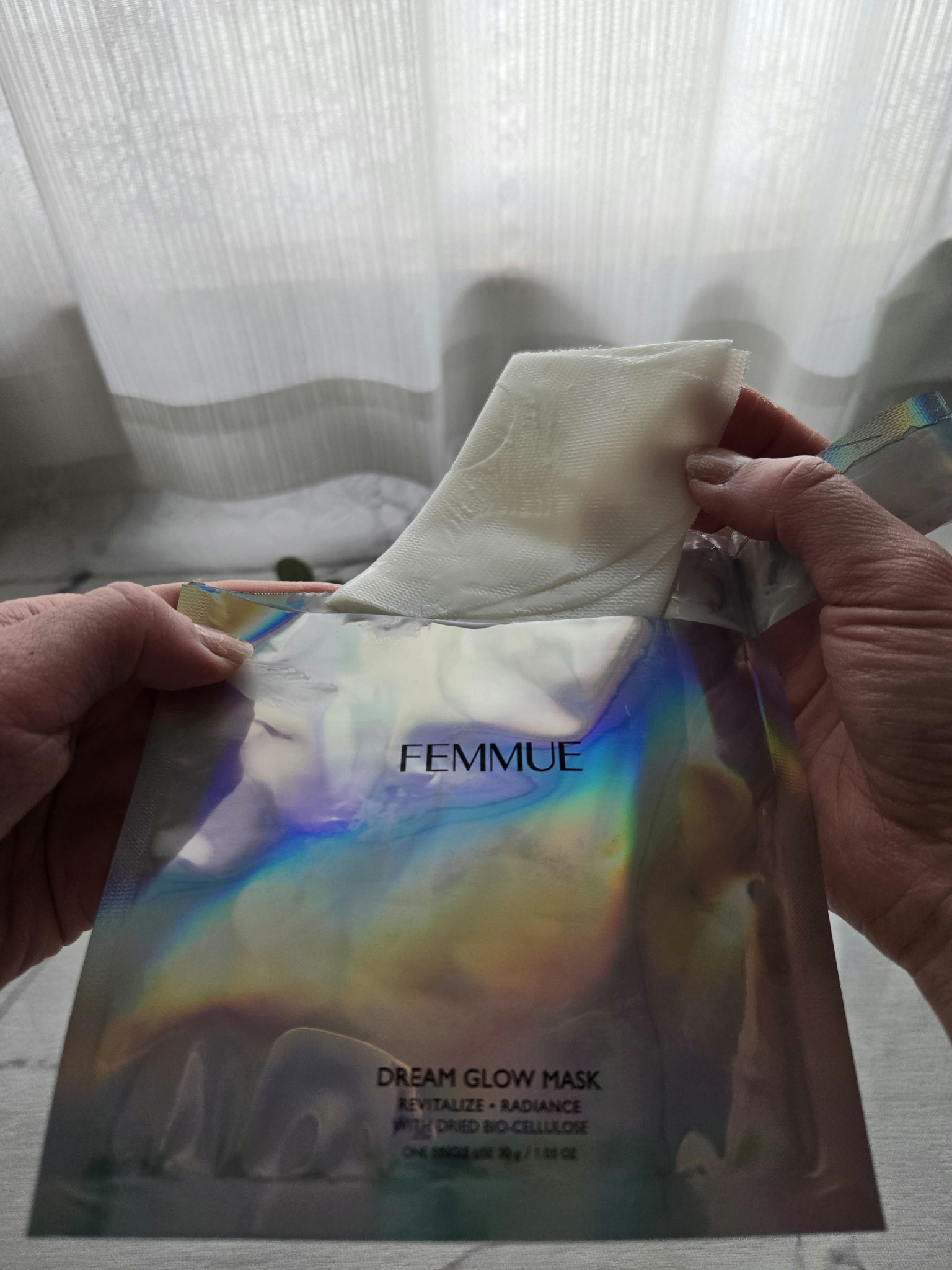 ドリームグロウマスク RR(透明感・キメ)/FEMMUE/シートマスク・パックを使ったクチコミ（1枚目）