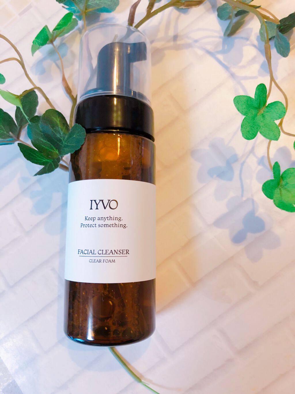 フェイシャルクレンザー クリアフォーム/IYVO/洗顔フォームを使ったクチコミ(1枚目)