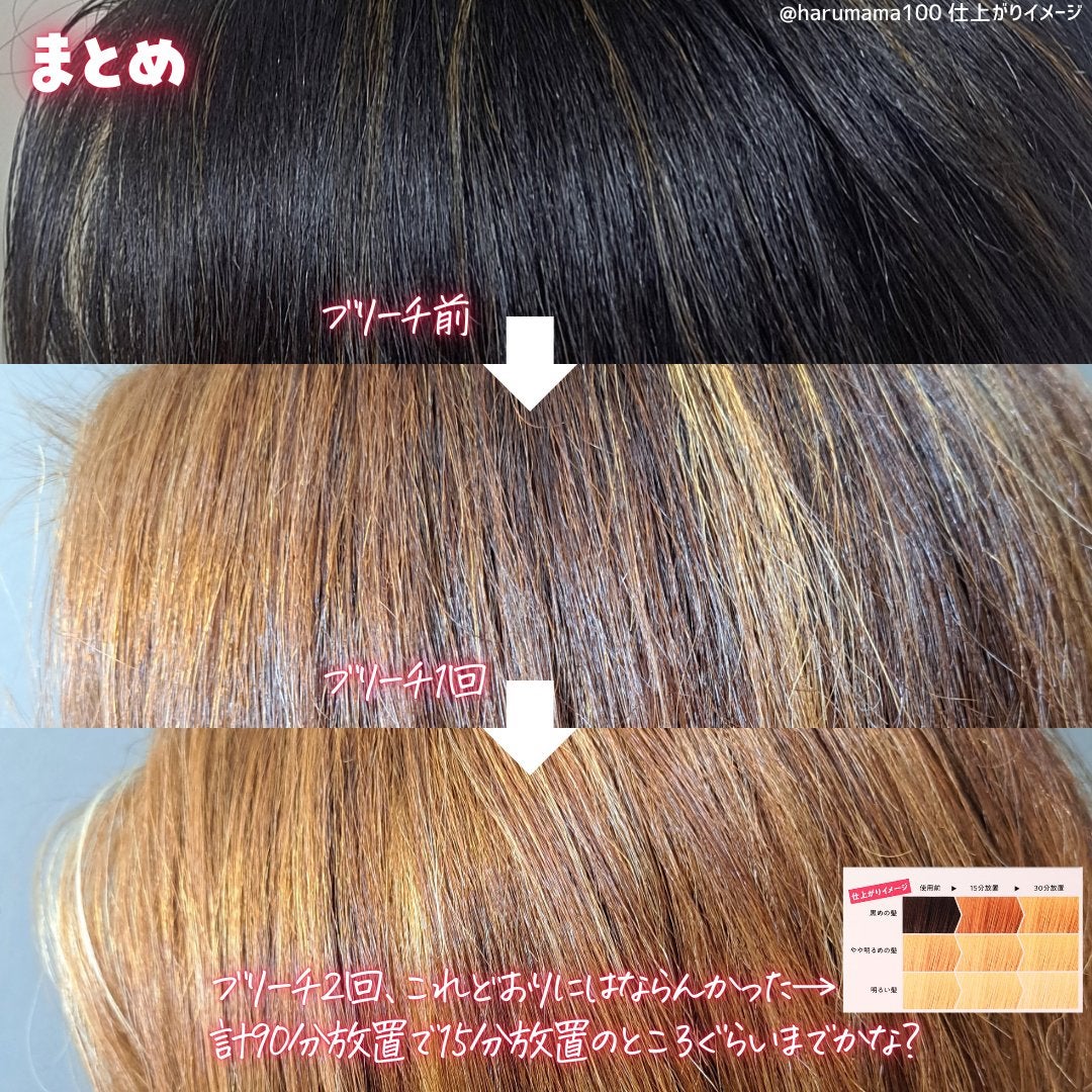 ボンディング・ブリーチ/got2b/ブリーチ剤を使ったクチコミ(8枚目)