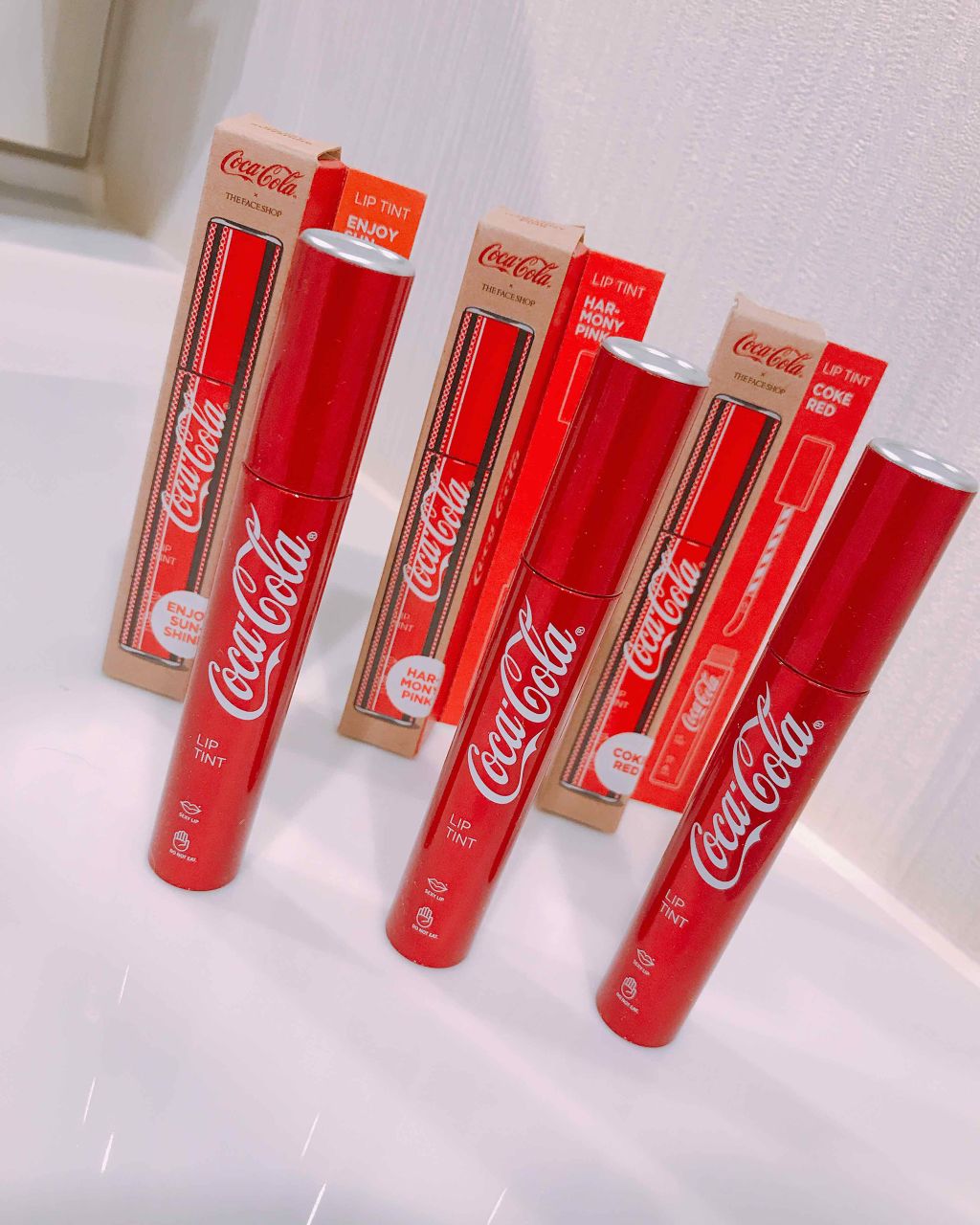 コカコーラ リップティント/THE FACE SHOP/リップティントを使ったクチコミ（1枚目）