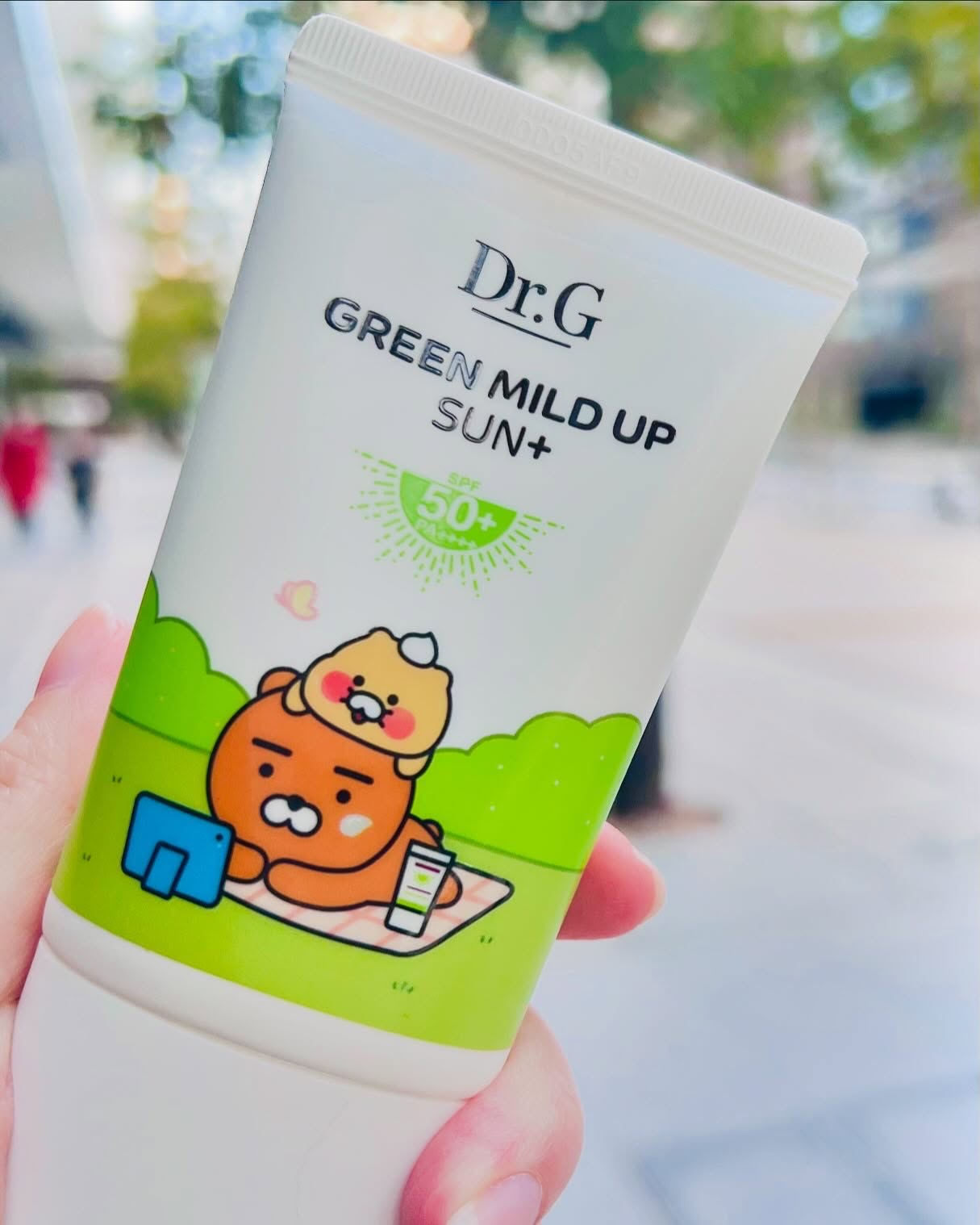 グリーンマイルドアップサンプラス/Dr.G/日焼け止めクリームを使ったクチコミ（2枚目）