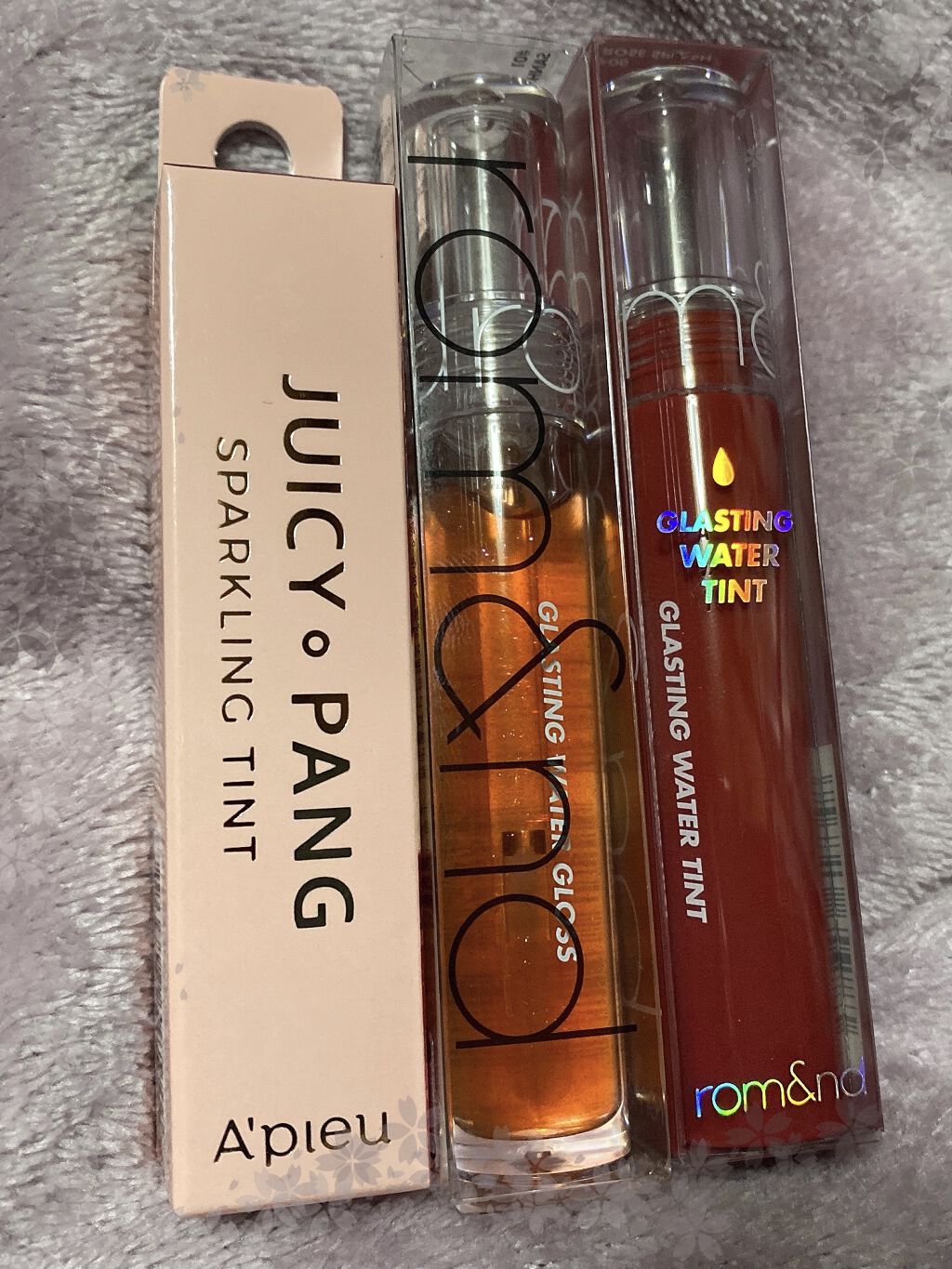 グラスティングウォーターティント/rom&nd/リップティントを使ったクチコミ（1枚目）