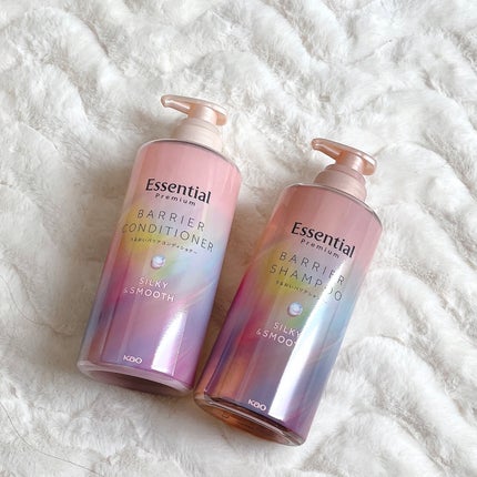 エッセンシャルプレミアム バリアシャンプー・コンディショナー シルキー&スムース/エッセンシャル/市販シャンプーを使ったクチコミ(1枚目)