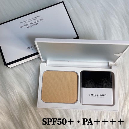 パウダリーファンデーション ソフトシャイニー 40(標準カラー)/ブリリアージュ/パウダーファンデーションを使ったクチコミ(2枚目)