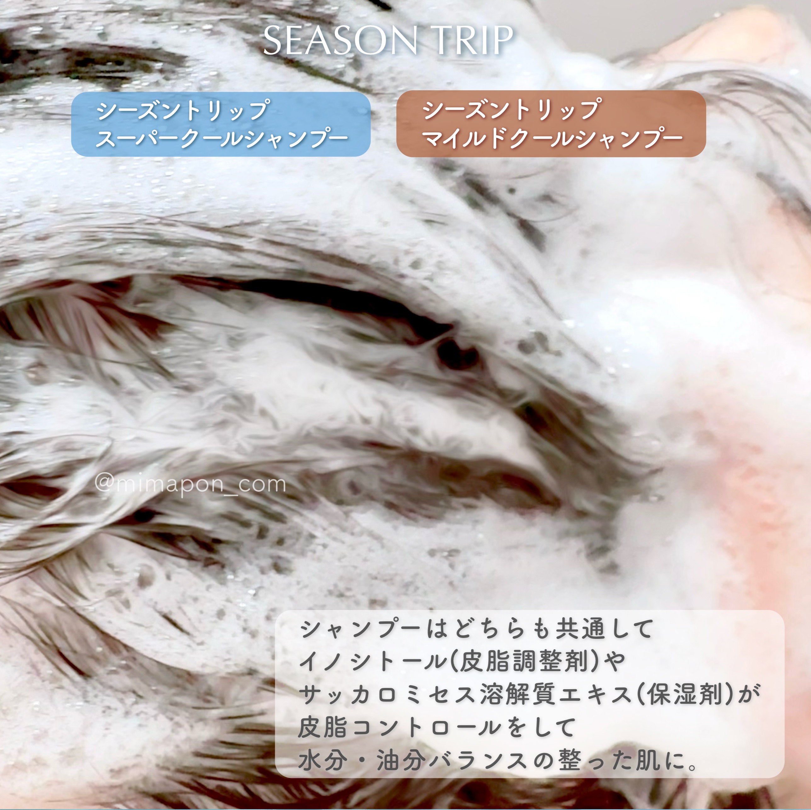 シーズントリップ スキャルプポッピングスプレー/ミアンビューティー/頭皮ローションを使ったクチコミ（3枚目）