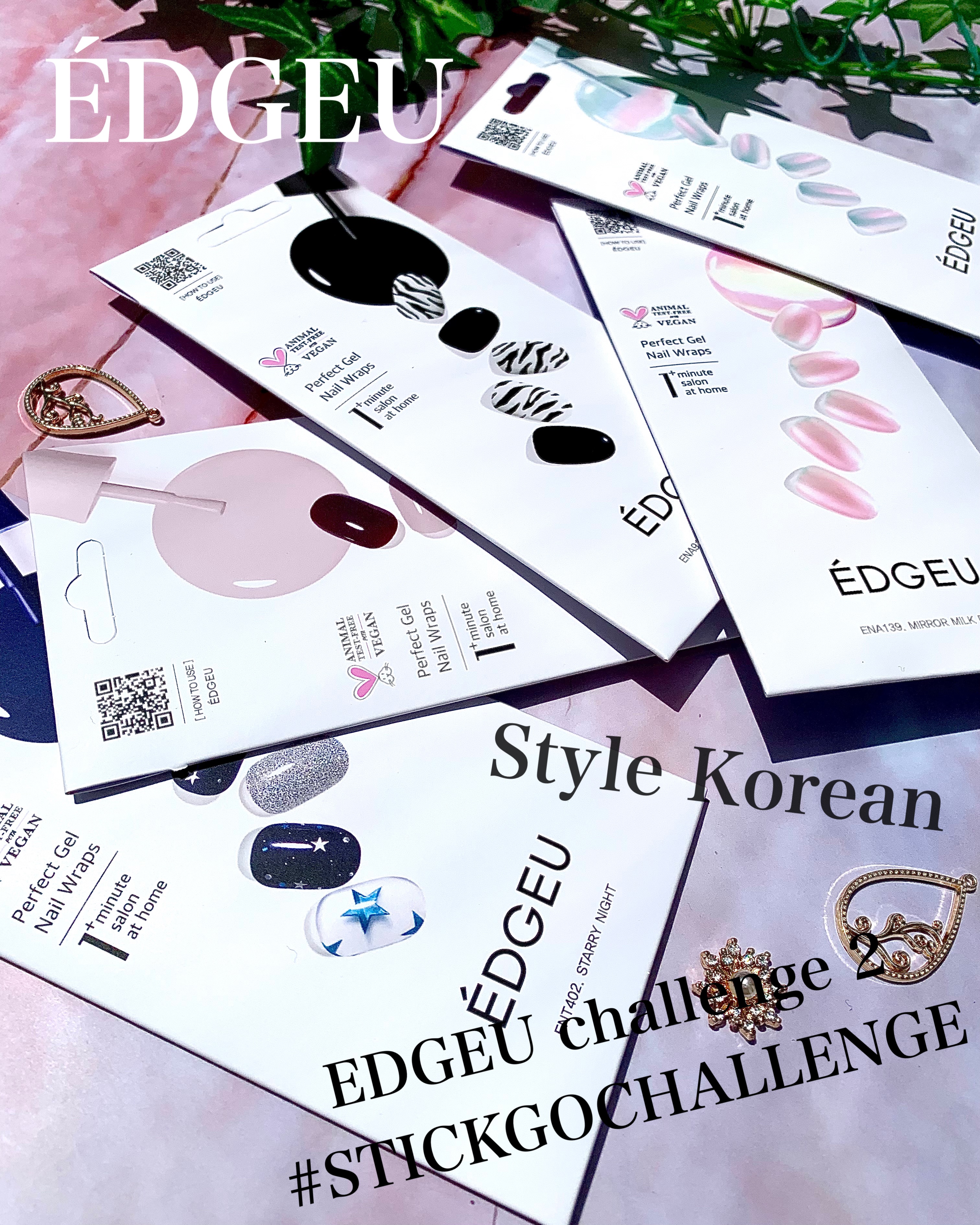 EDGEU ジェルネイルシール/EDGEU/ネイルシールを使ったクチコミ（1枚目）