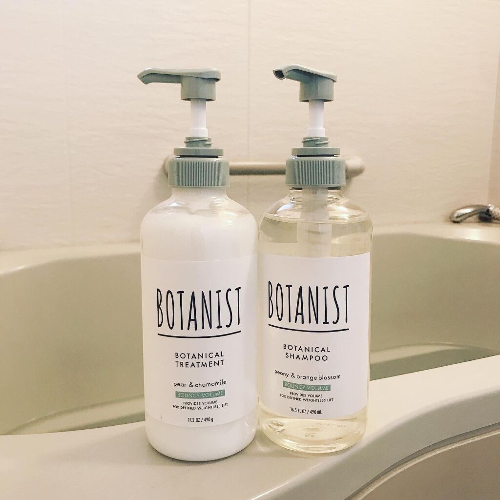 ボタニカルシャンプー／トリートメント(バウンシーボリューム) /BOTANIST/シャンプー・コンディショナーを使ったクチコミ（1枚目）