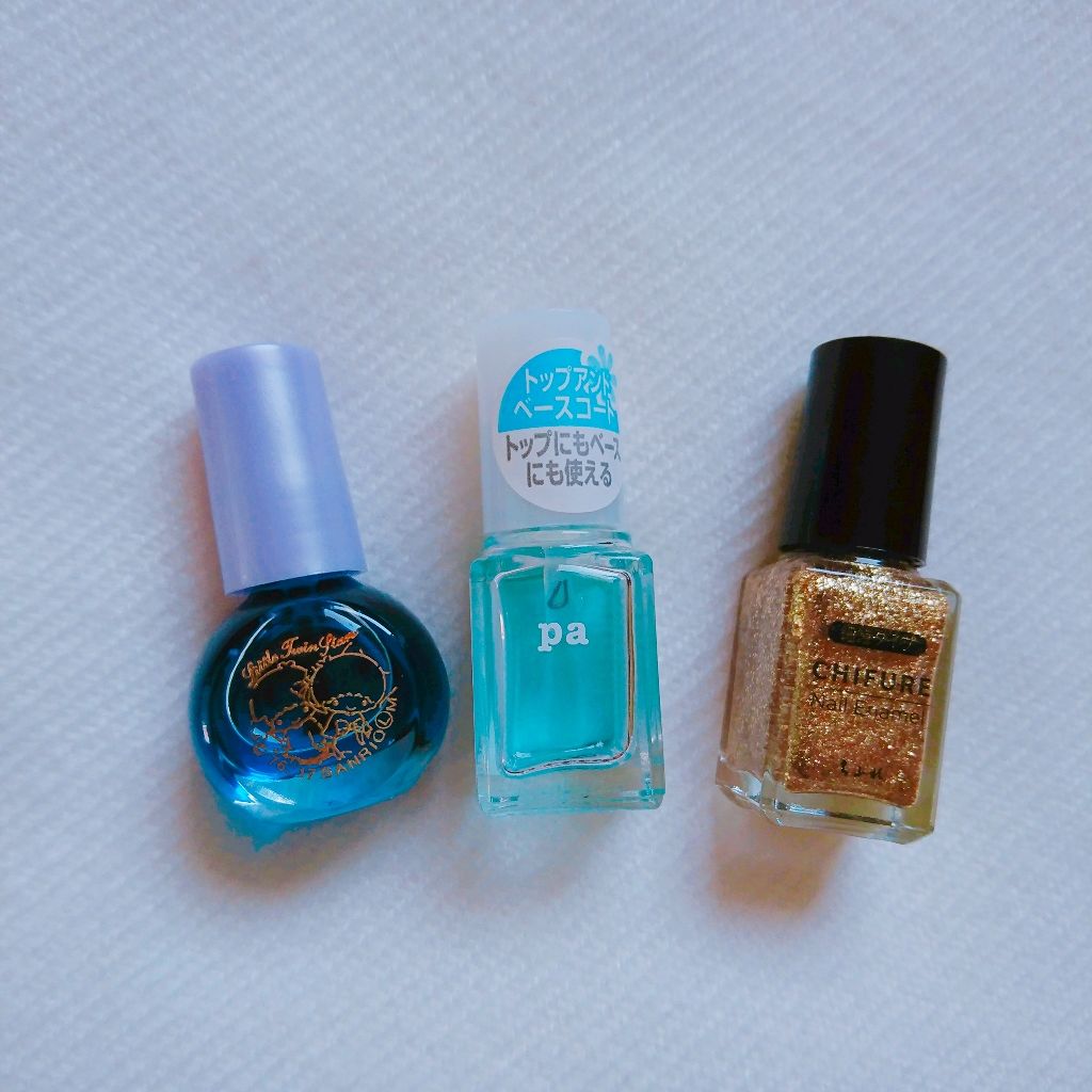 ちふれ ネイル エナメル 細筆タイプのクチコミ「はじめましてたおたおです！
初投稿なので至らない部分やら
何やら沢山あると思いますが、
ぜひぜ.....」（2枚目）