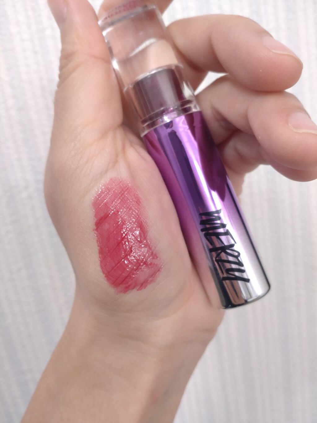 オーロラ デュイ ティント DT7.ミスティックモブ/MERZY/リップティントを使ったクチコミ（3枚目）