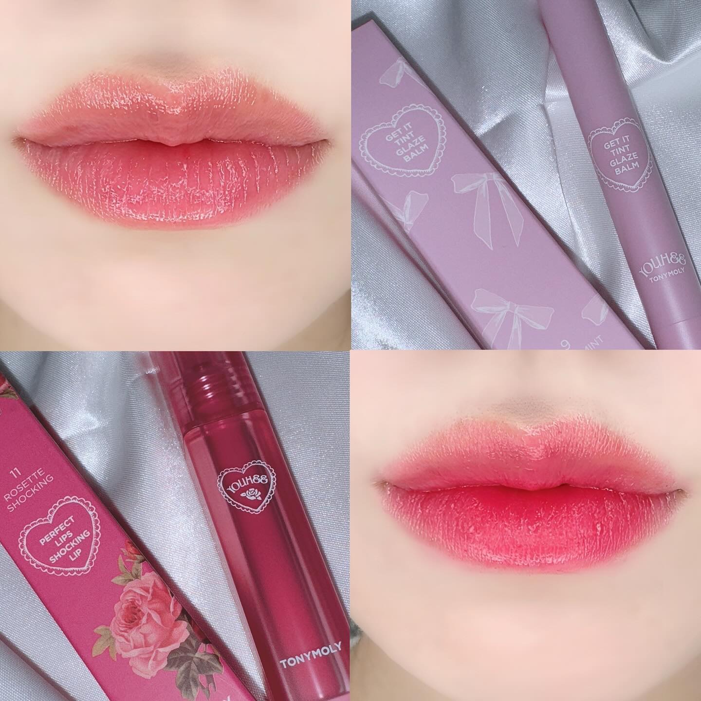 ゲットイットティントグレーズバーム/TONYMOLY/リップティントを使ったクチコミ（1枚目）