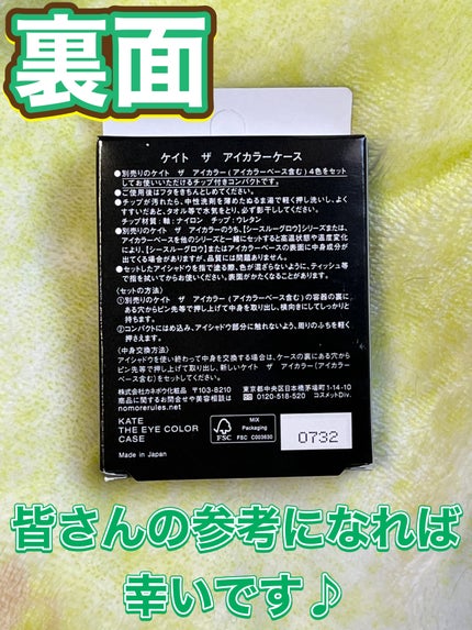 ケイト ザ アイカラー/KATE/単色アイシャドウを使ったクチコミ(7枚目)