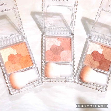 グロウフルールチークス/キャンメイク/パウダーチークを使ったクチコミ(1枚目)