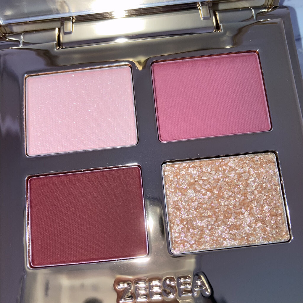 ドリームランドアイシャドウ ( 4シェード )/ZEESEA/アイシャドウパレットを使ったクチコミ（2枚目）