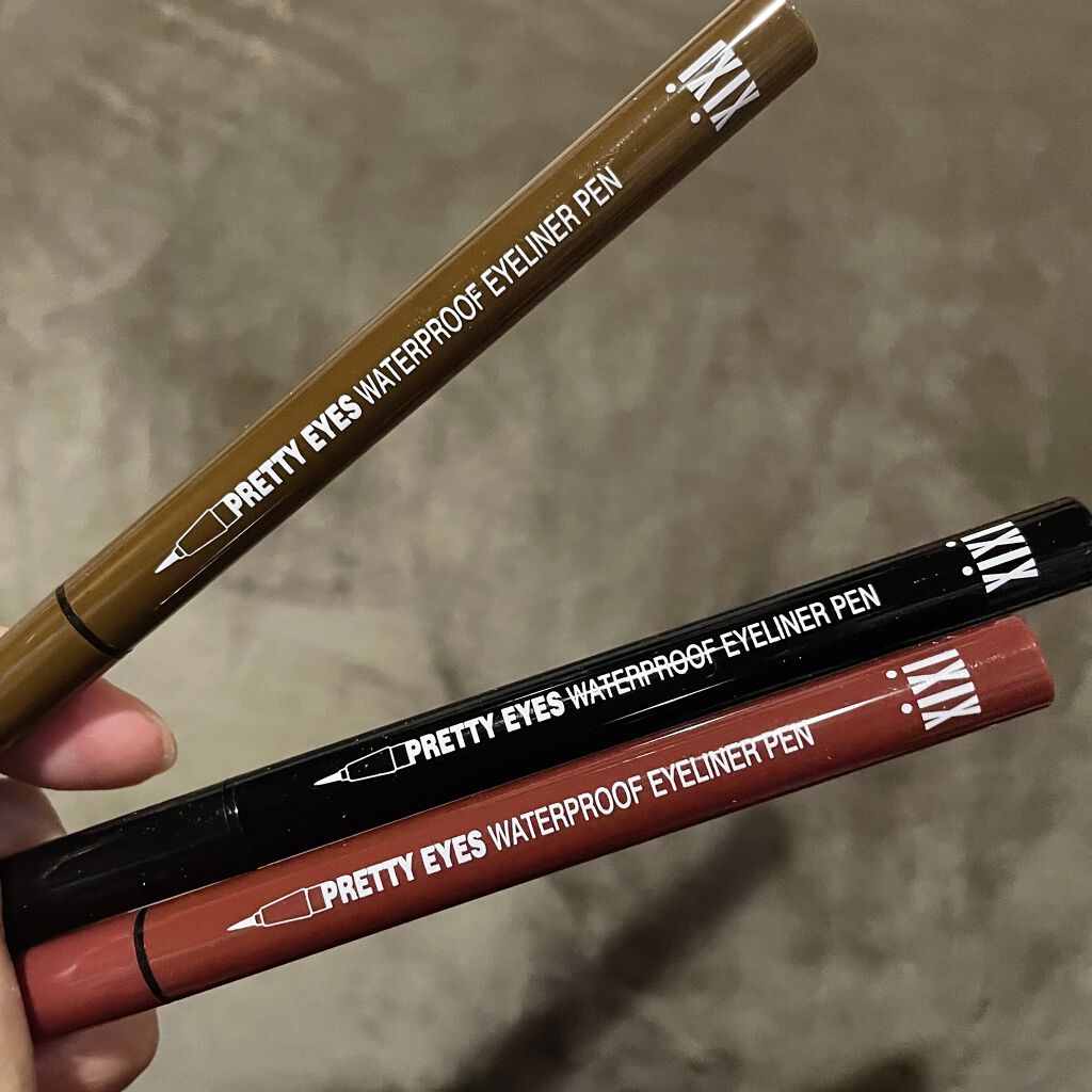 PRETTY EYES/xixi/リキッドアイライナーを使ったクチコミ（2枚目）