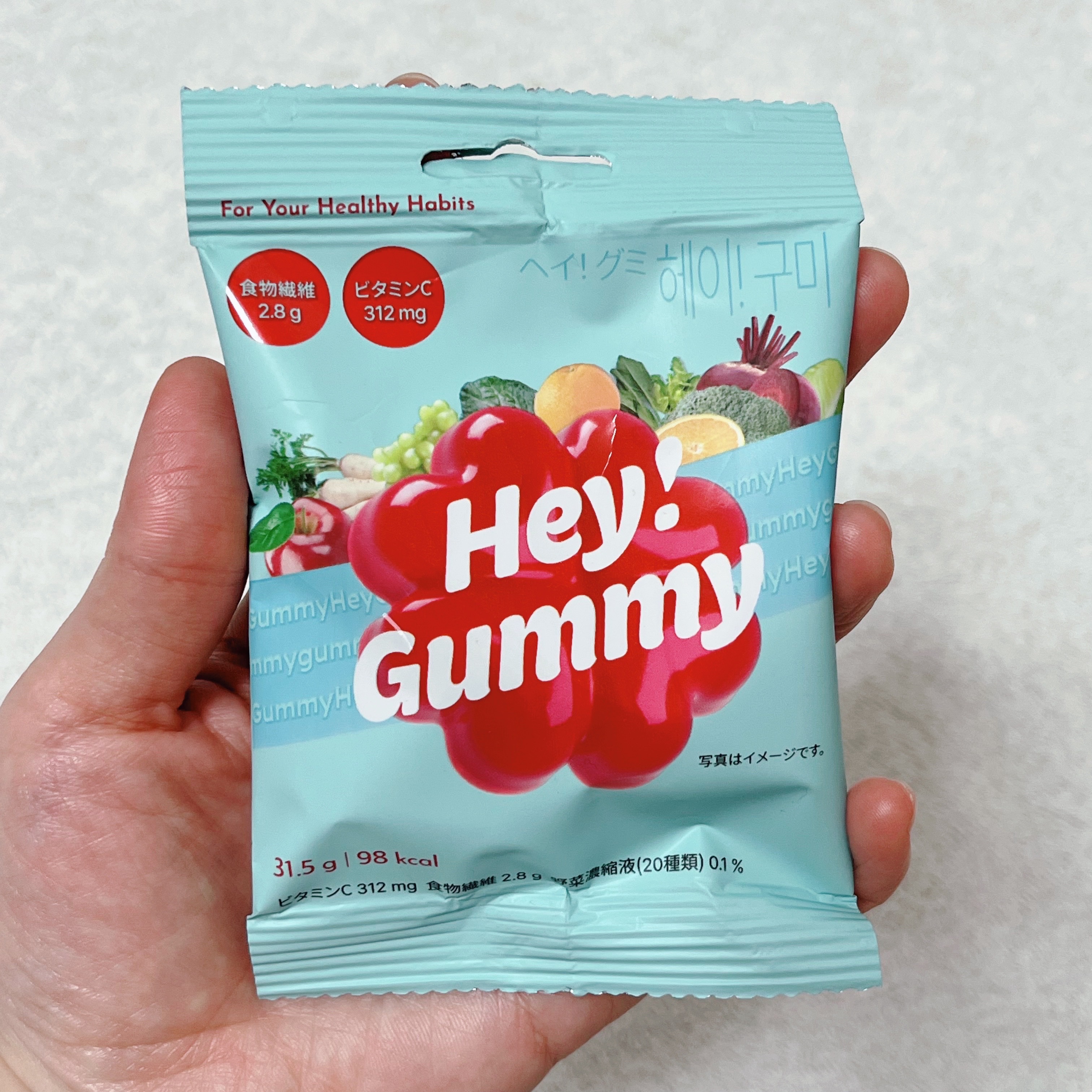 Hey! Gummy ヘイ! グミ 単品（31.5g）/FOODOLOGY/その他を使ったクチコミ（1枚目）