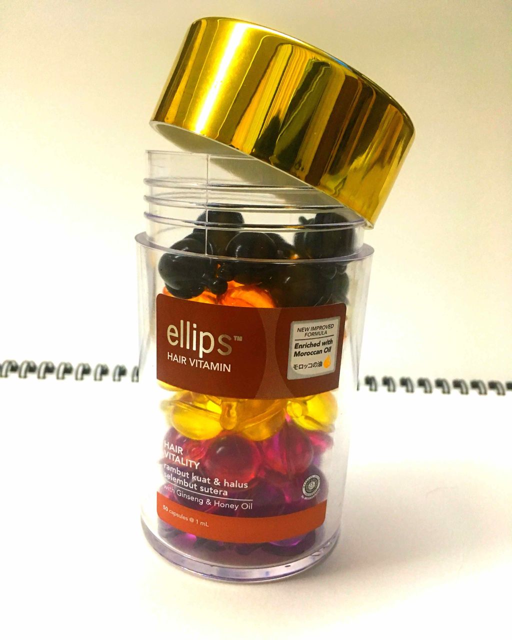 ヘアーオイル【トリートメント】/ellips/ヘアオイルを使ったクチコミ(2枚目)