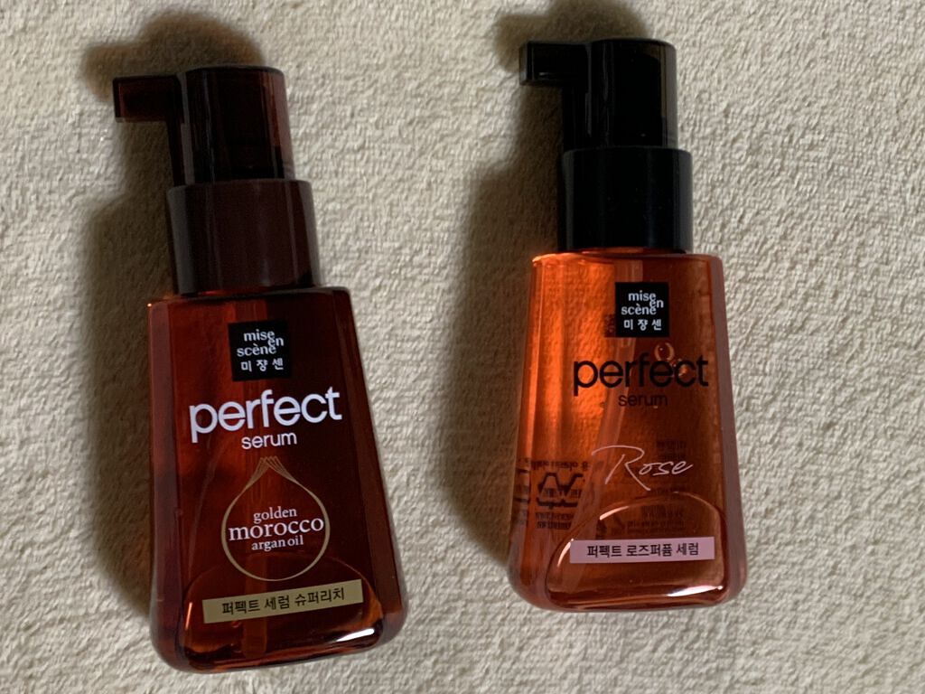 パーフェクト セラム ローズエディション/miseenscene/ヘアオイルを使ったクチコミ（2枚目）