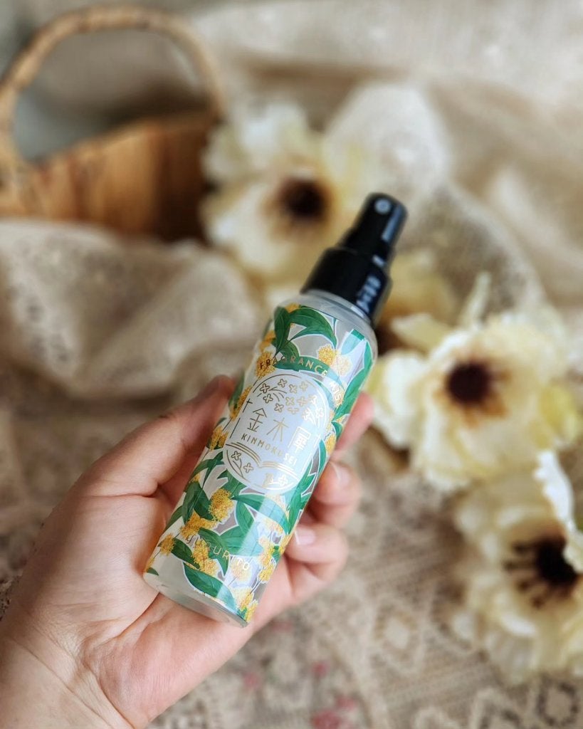 金木犀 フレグランスボディー&ヘアミスト/ゆるりと/ヘアミストを使ったクチコミ(3枚目)