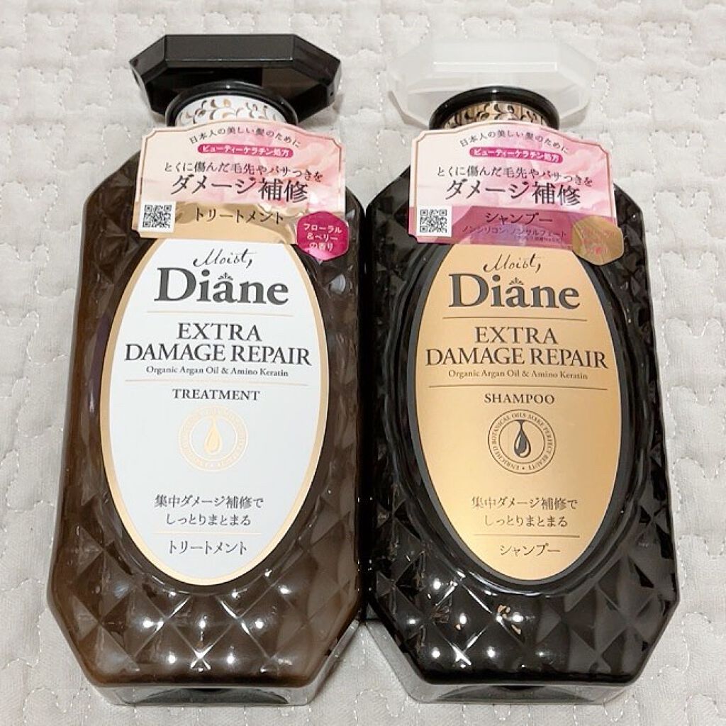 パーフェクトビューティ モイストダイアン エクストラダメージリペア シャンプー/トリートメント/ダイアン/市販シャンプーを使ったクチコミ（1枚目）