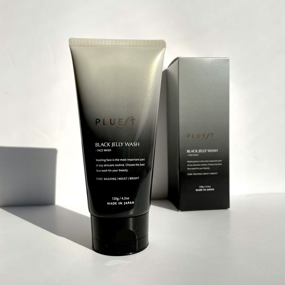 BLACK JELLY WASH（ブラックジェリーウォッシュ）/PLUEST/その他洗顔料を使ったクチコミ（2枚目）