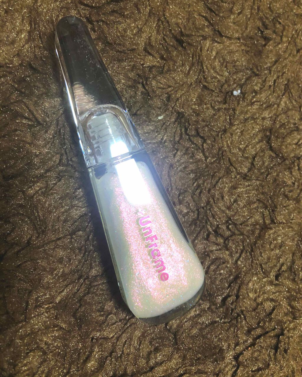 LIP38℃ +UnFrame<ホログラフィック>/UZU BY FLOWFUSHI/リップグロスを使ったクチコミ(1枚目)