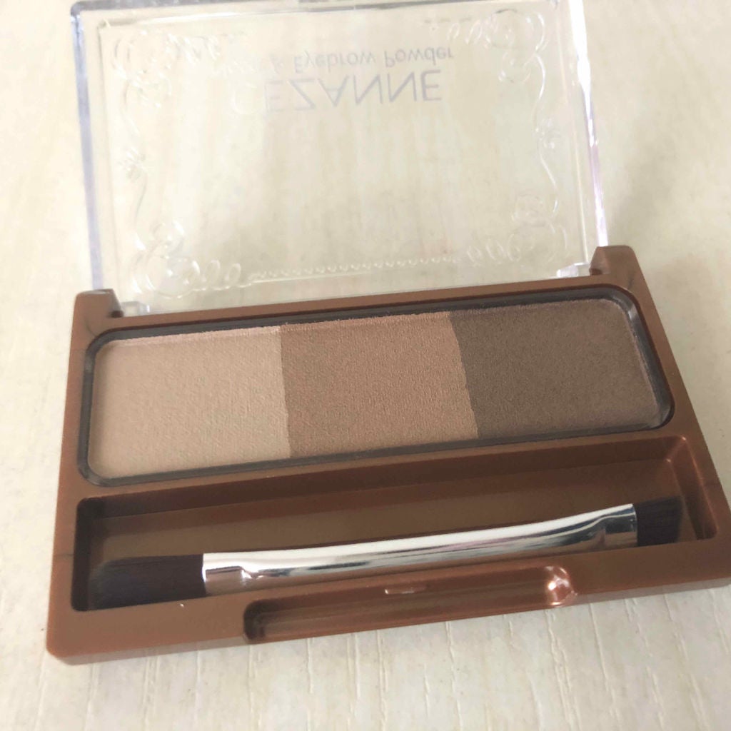 ノーズ&アイブロウパウダー/CEZANNE/パウダーアイブロウを使ったクチコミ(3枚目)