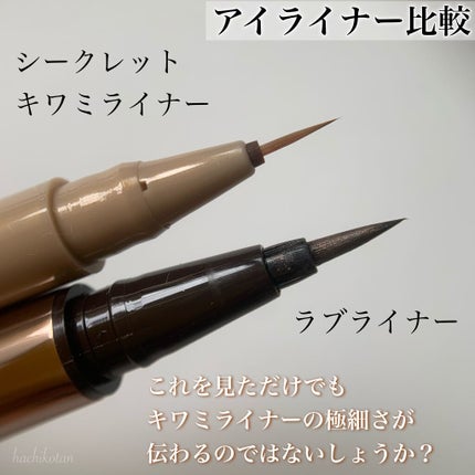 シークレットキワミライナー R/CipiCipi/リキッドアイライナーを使ったクチコミ(3枚目)