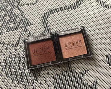 UR GLAM　POWDER EYESHADOW シェルピンク〈ブルーラメ〉/U R GLAM/シングルアイシャドウを使ったクチコミ（2枚目）