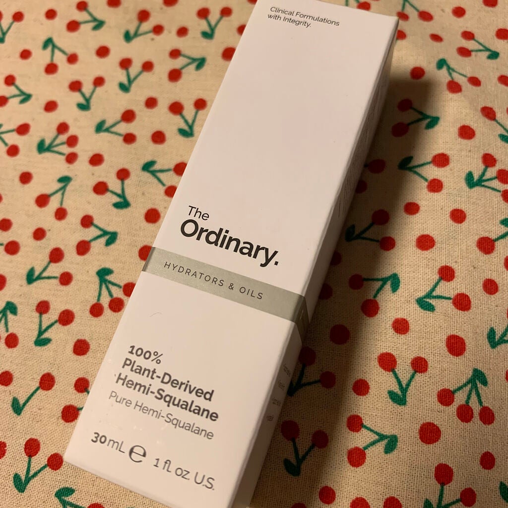 100% Plant-Derived Hemi-Squalane/The Ordinary/フェイスオイルを使ったクチコミ(1枚目)