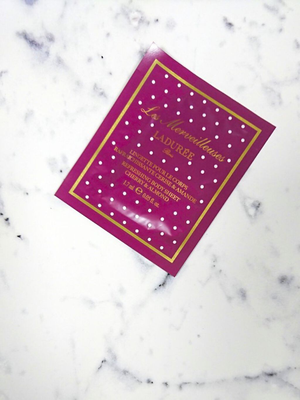 オー・グルマンド　リフレッシング ボディ シート/レ・メルヴェイユーズ ラデュレ/ボディシートを使ったクチコミ（2枚目）