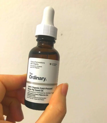 100% Organic Cold-Pressed Rose Hip Seed Oil/The Ordinary/美容液を使ったクチコミ（1枚目）